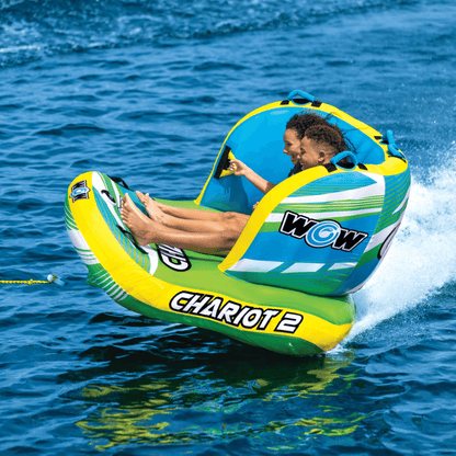 WOW Watersports Chariot 2-Person Towable w Front and Back Tow Points