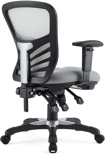 Ergonomic Gray Mesh Office Chair For All Day Comfort