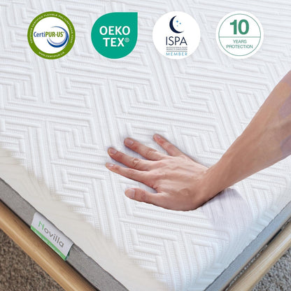 12 Inch King Gel Memory Foam Mattress for Comfort