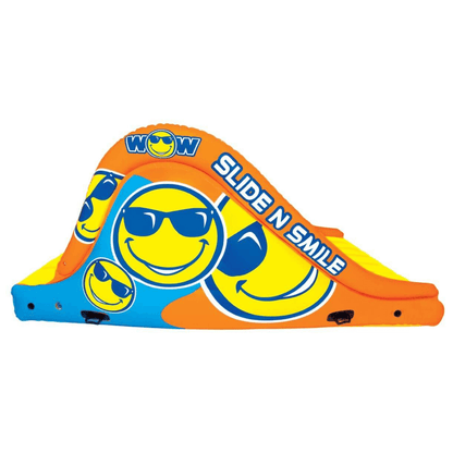 WOW Watersports 19-2210 Slide N Smile Floating 2 Lane Waterslide w