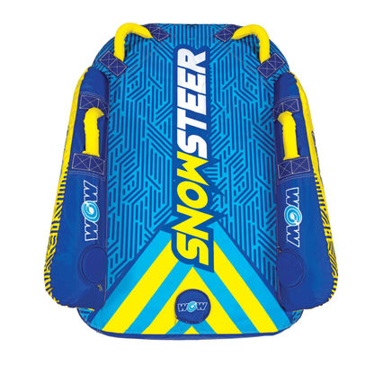 WOW Watersports SnowSteer Snow Sled with Lying Position for Easy