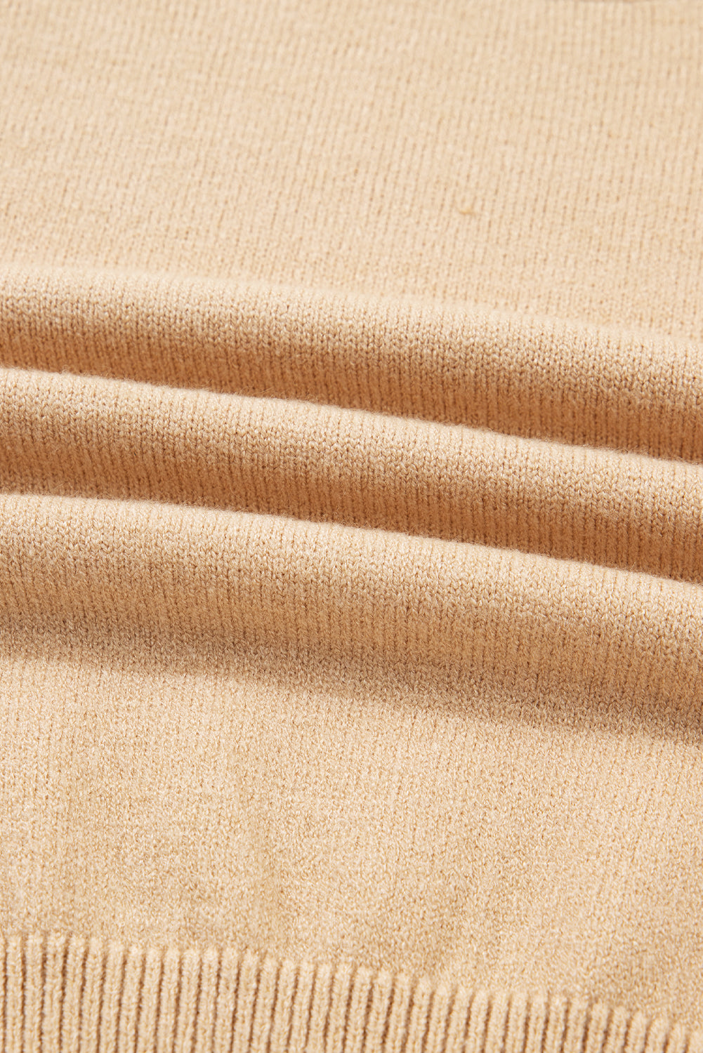 Solid High Neck Sweater and Pleated Mini Skirt Set