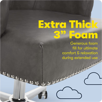 Memory Foam Office Chair With Adjustable Height For Desk