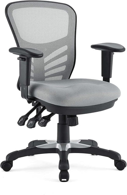 Ergonomic Gray Mesh Office Chair For All Day Comfort