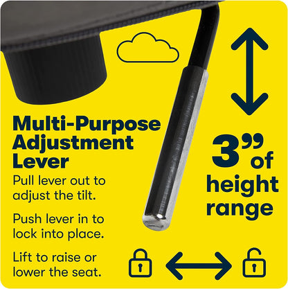 Memory Foam Office Chair With Adjustable Height For Desk