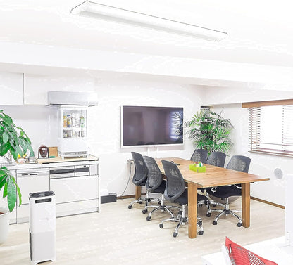 8Ft 110W Slim LED Shop Lights, 4-Pack, Energy Efficient