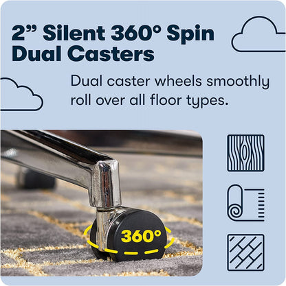 Memory Foam Office Chair With Adjustable Height For Desk