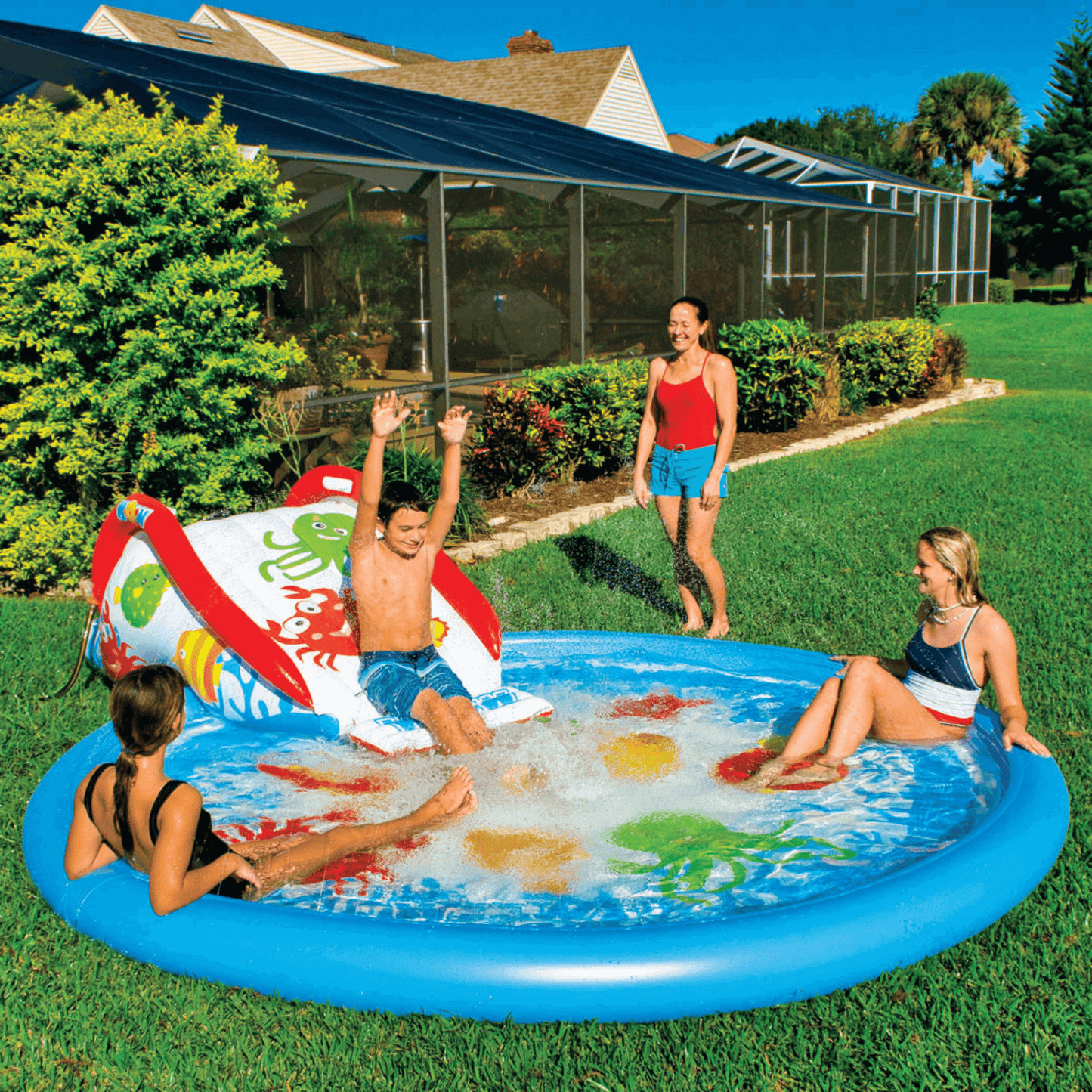 WOW Watersports Under the Sea 10 Ft Splash Pad with Adjustable