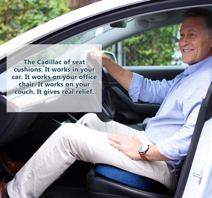 Gel Memory Foam Seat Cushion For Office Chair Navy