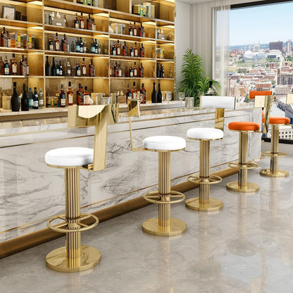 White Counter Height Bar Stools With Adjustable Height