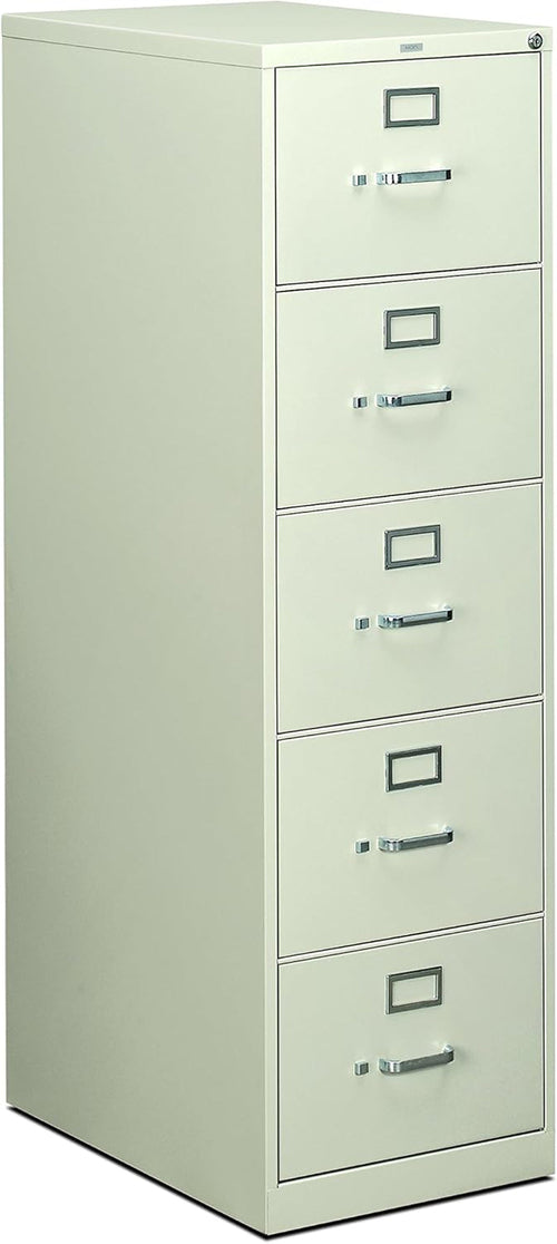 5 Drawer Filing Cabinet 310 Series Full Suspension Gray
